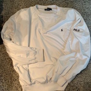 All White Polo Windbreaker